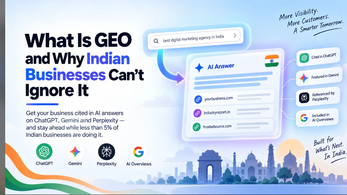 What Is GEO and Why Indian Businesses Can't Ignore It - seo guide by Ostrune